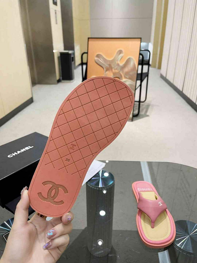 Chanel G38865 Sandals Mules Fabric Women C91187