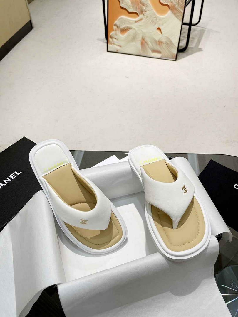 Chanel G38865 Sandals Mules Fabric Women C91184 - 35 - View 6