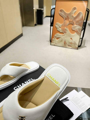 Chanel G38865 Sandals Mules Fabric Women C91184 - 35 - View 7