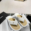 Chanel G38865 Sandals Mules Fabric Women C91184 - 35 - View 1