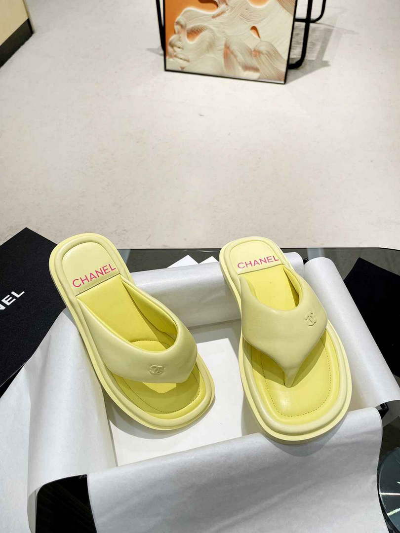 Chanel G38865 Sandals Mules Fabric Women C91186