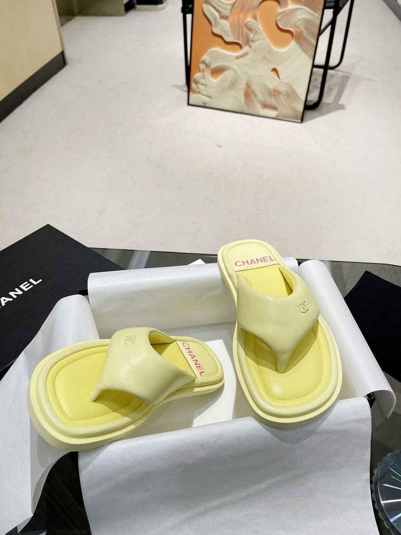 Chanel G38865 Sandals Mules Fabric Women C91186