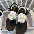 Chanel G38868 Sandals Mules Fabric Women C91214 - 35 - View 1