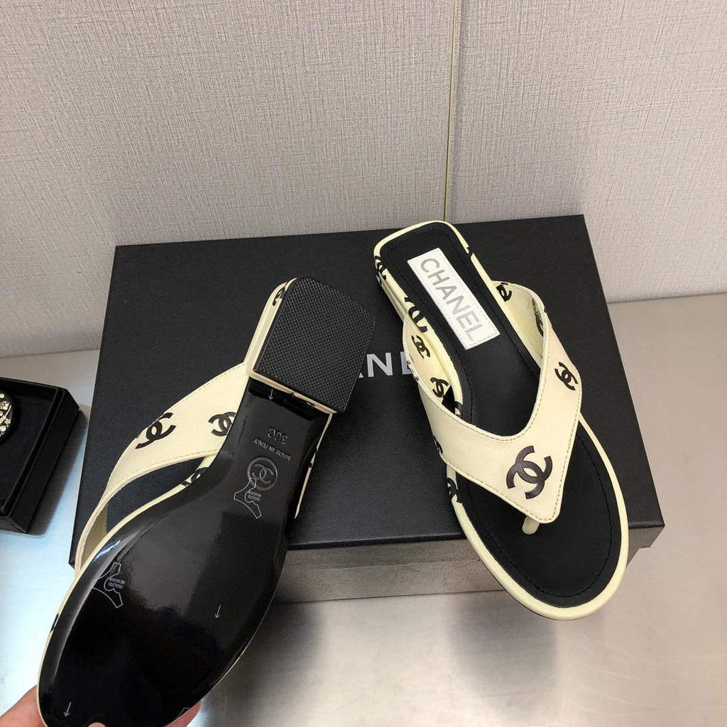 Chanel G38978 Sandals Printed Lambskin Women C91174