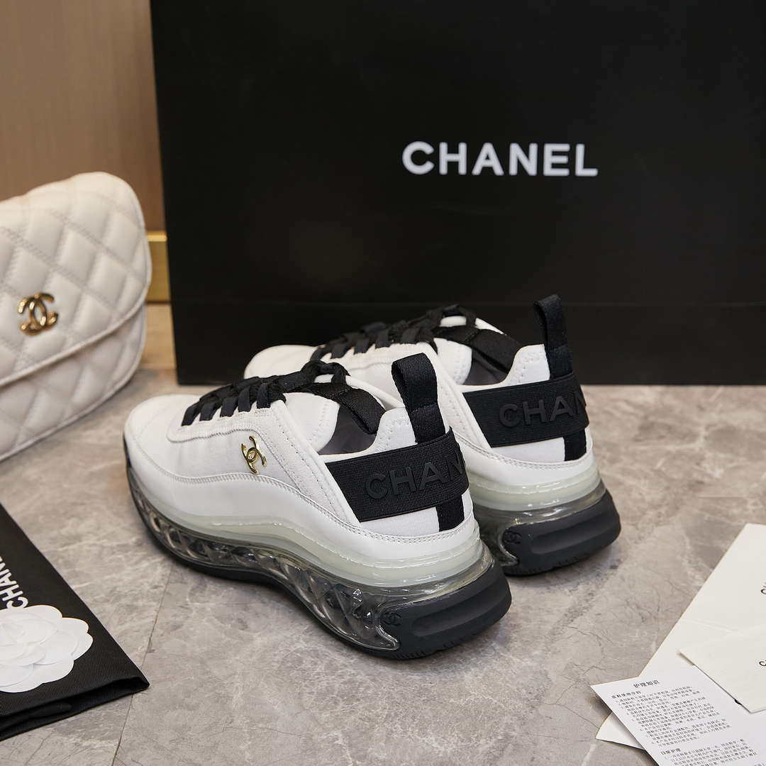 Chanel G39066 Men Women's Classic double C LOGO Trainer Sneaker C91341 - Fmale-Euro 35=US 4 - View 8