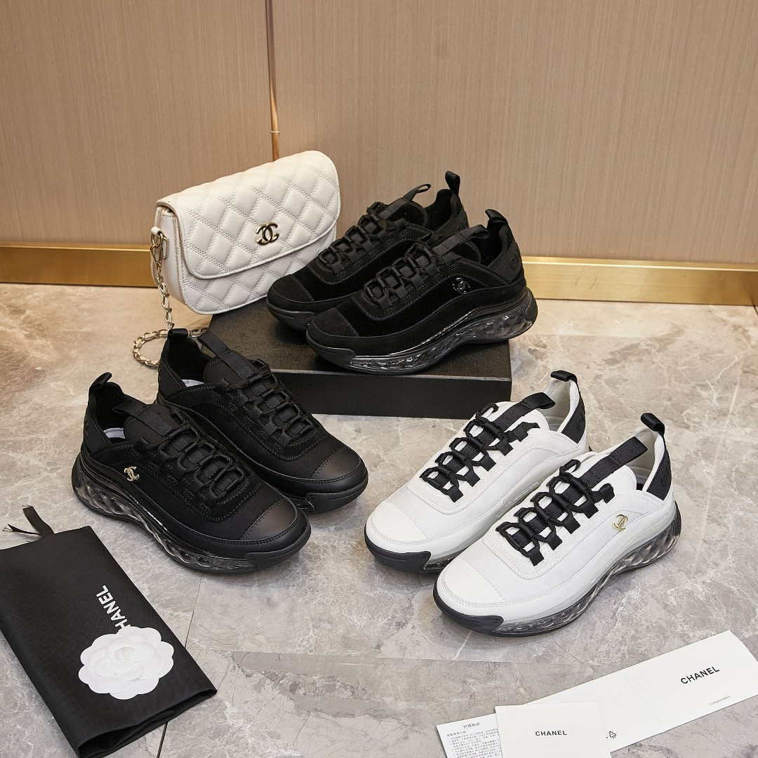 Chanel G39066 Men Women's Classic double C LOGO Trainer Sneaker C91341