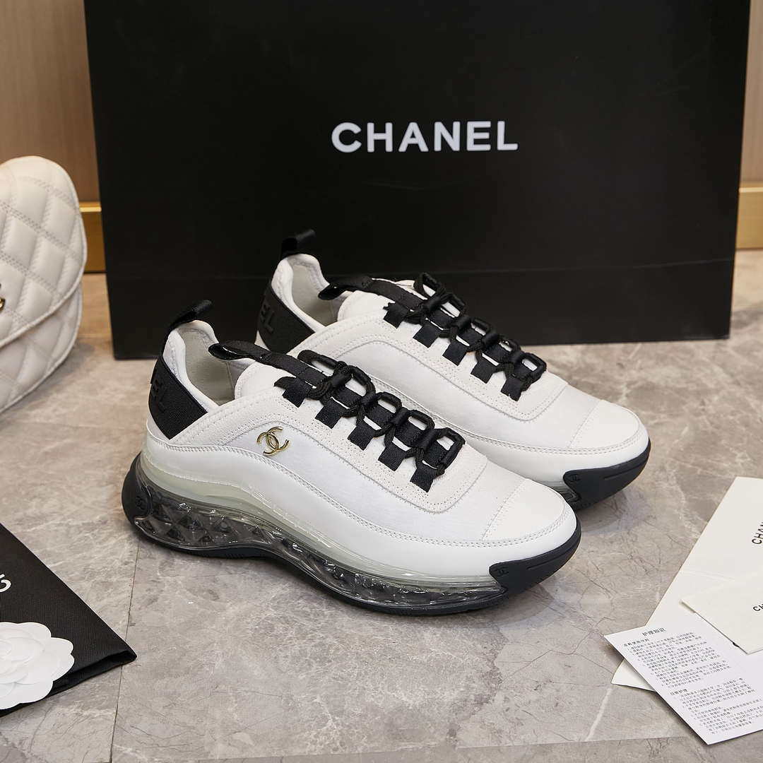 Chanel G39066 Men Women's Classic double C LOGO Trainer Sneaker C91341 - Fmale-Euro 35=US 4 - View 10