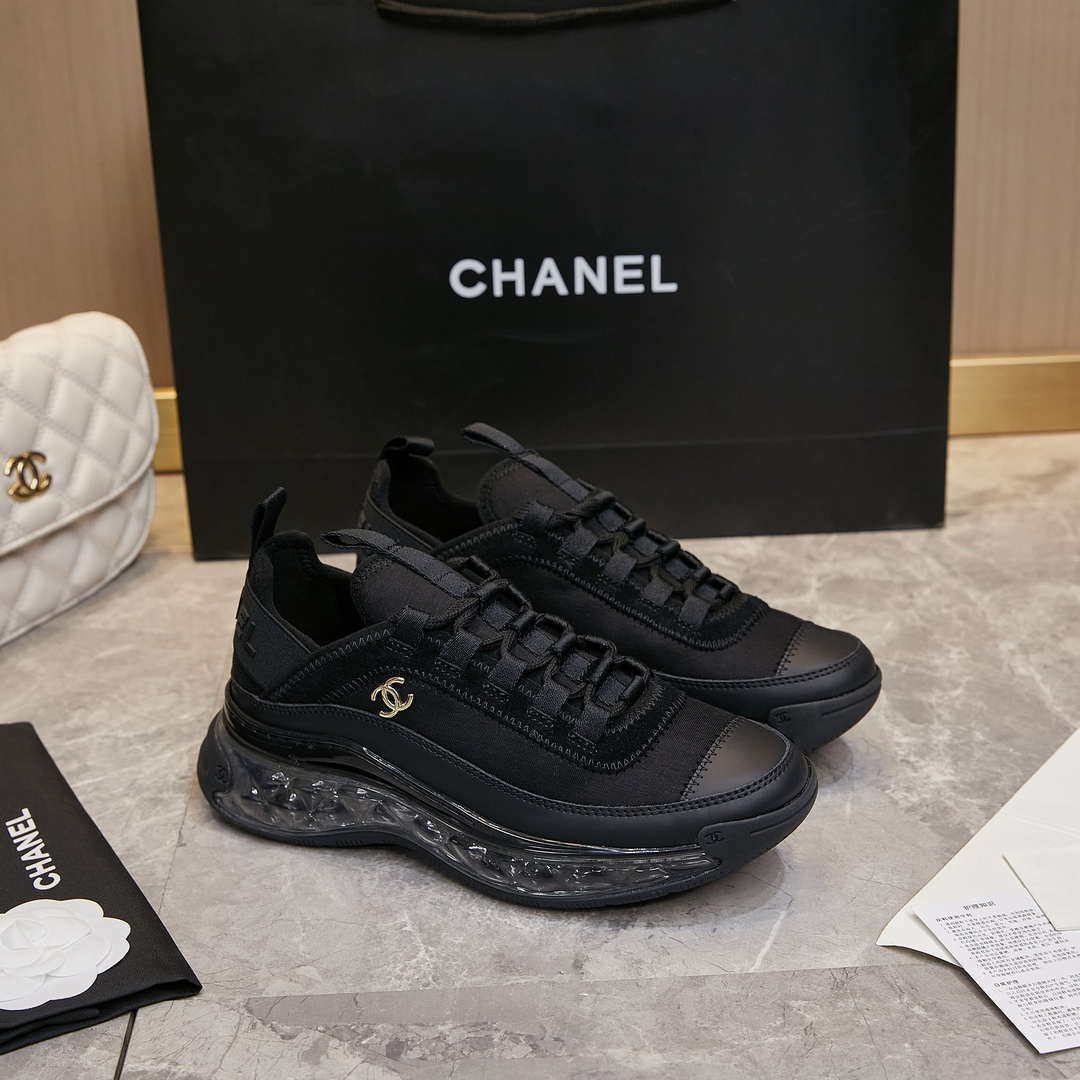 Chanel G39066 Men Women's Classic double C LOGO Trainer Sneaker C91342 - Fmale-Euro 35=US 4 - View 10