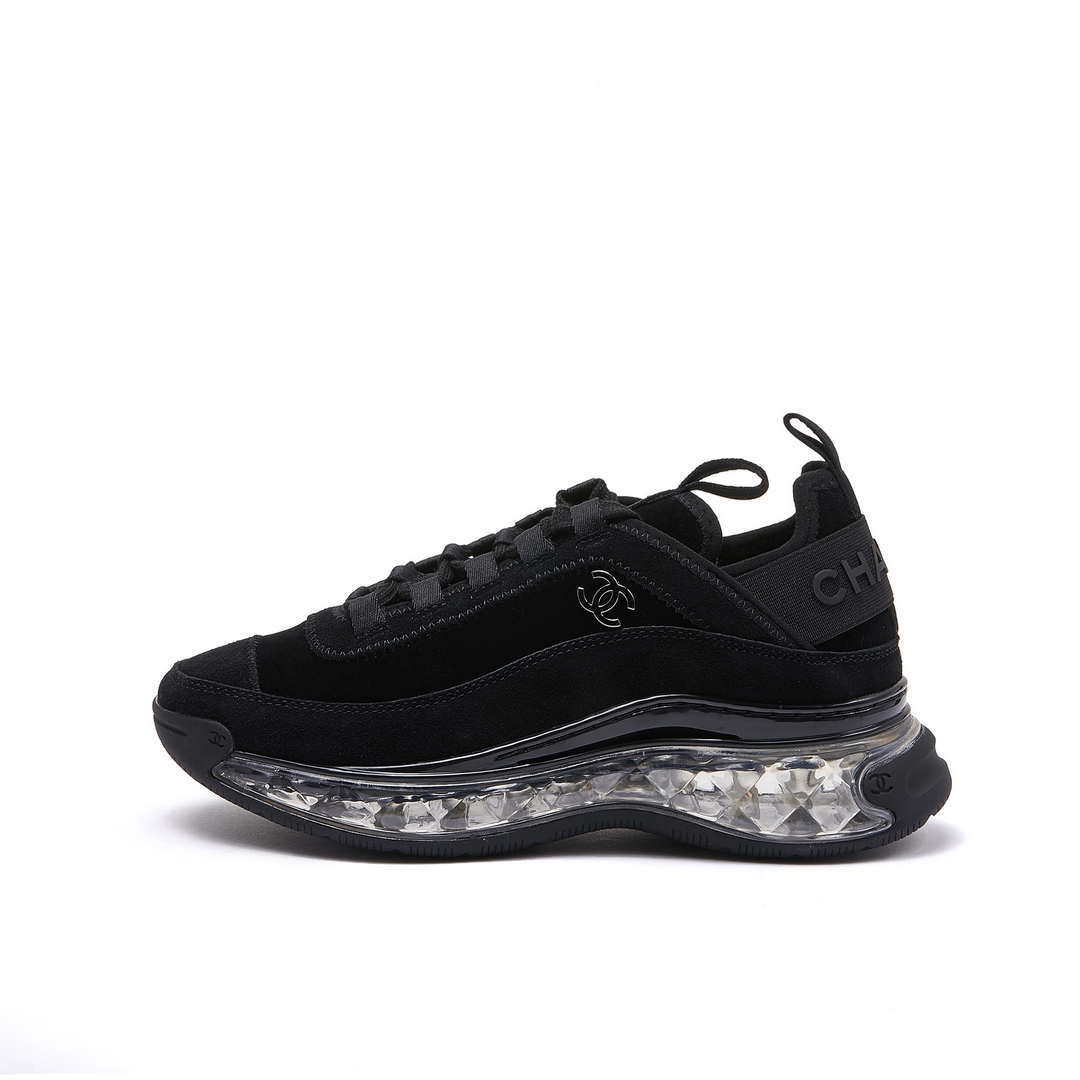 Chanel G39066 Men Women's Classic double C LOGO Trainer Sneaker C91343 - Fmale-Euro 35=US 4 - View 1