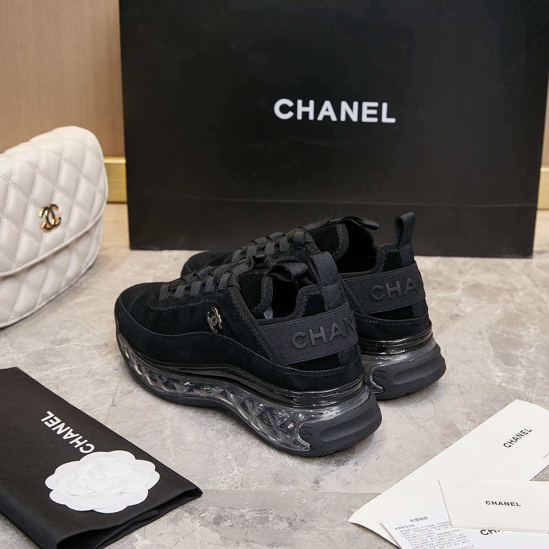 Chanel G39066 Men Women's Classic double C LOGO Trainer Sneaker C91343 - Fmale-Euro 35=US 4 - View 8