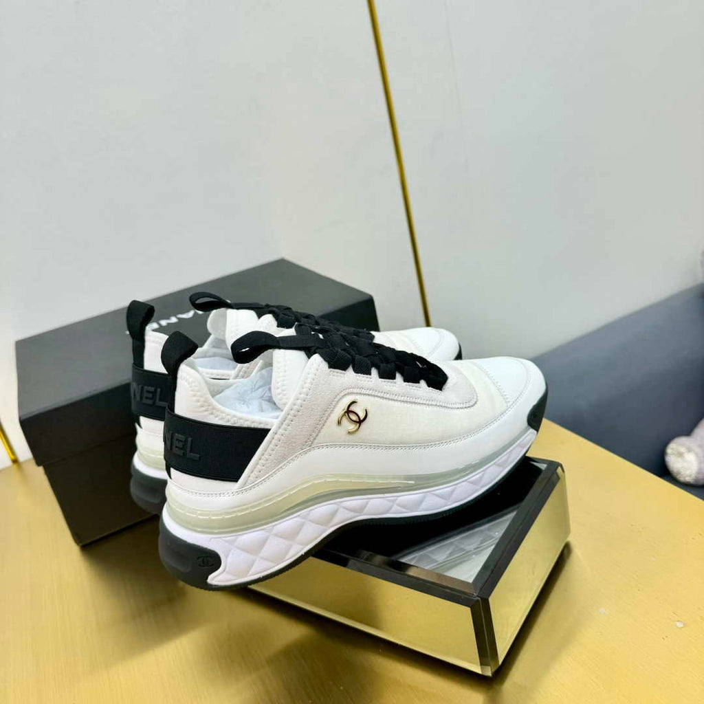 Chanel G39066 Men Women's Classic double C LOGO Trainer Sneaker C91344
