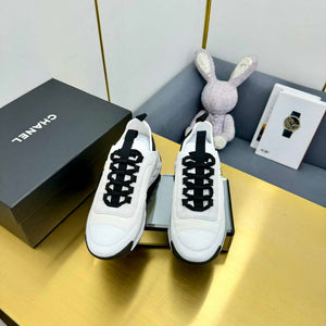 Chanel G39066 Men Women's Classic double C LOGO Trainer Sneaker C91345 - Fmale-Euro 35=US 4 - View 5