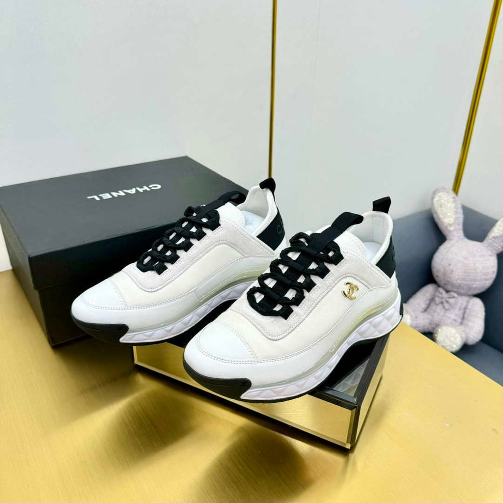 Chanel G39066 Men Women's Classic double C LOGO Trainer Sneaker C91344