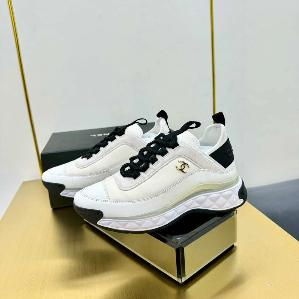 Chanel G39066 Men Women's Classic double C LOGO Trainer Sneaker C91345