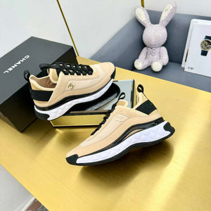 Chanel G39066 Men Women's Classic double C LOGO Trainer Sneaker C91347 - Fmale-Euro 35=US 4 - View 3