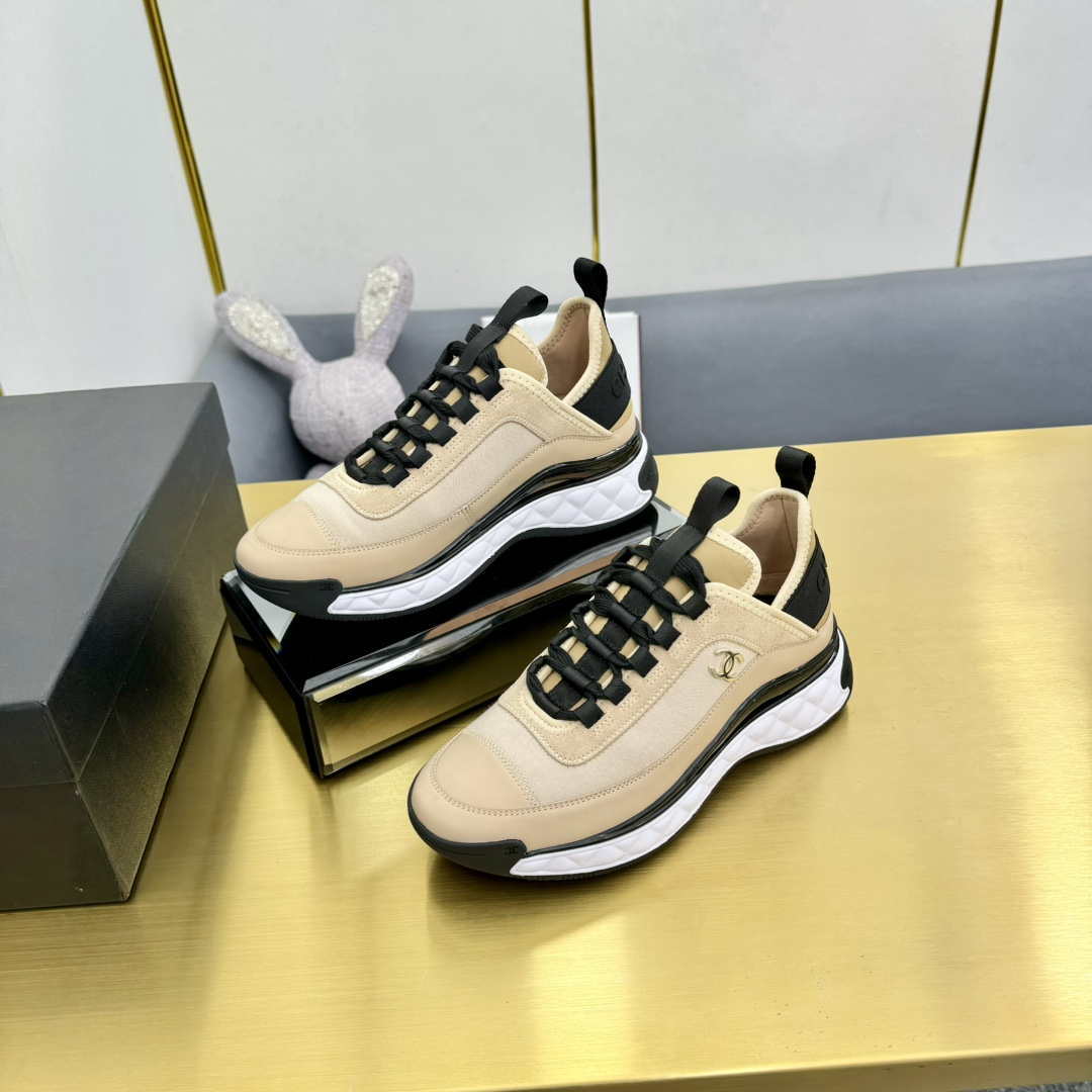 Chanel G39066 Men Women's Classic double C LOGO Trainer Sneaker C91347 - Fmale-Euro 35=US 4 - View 6