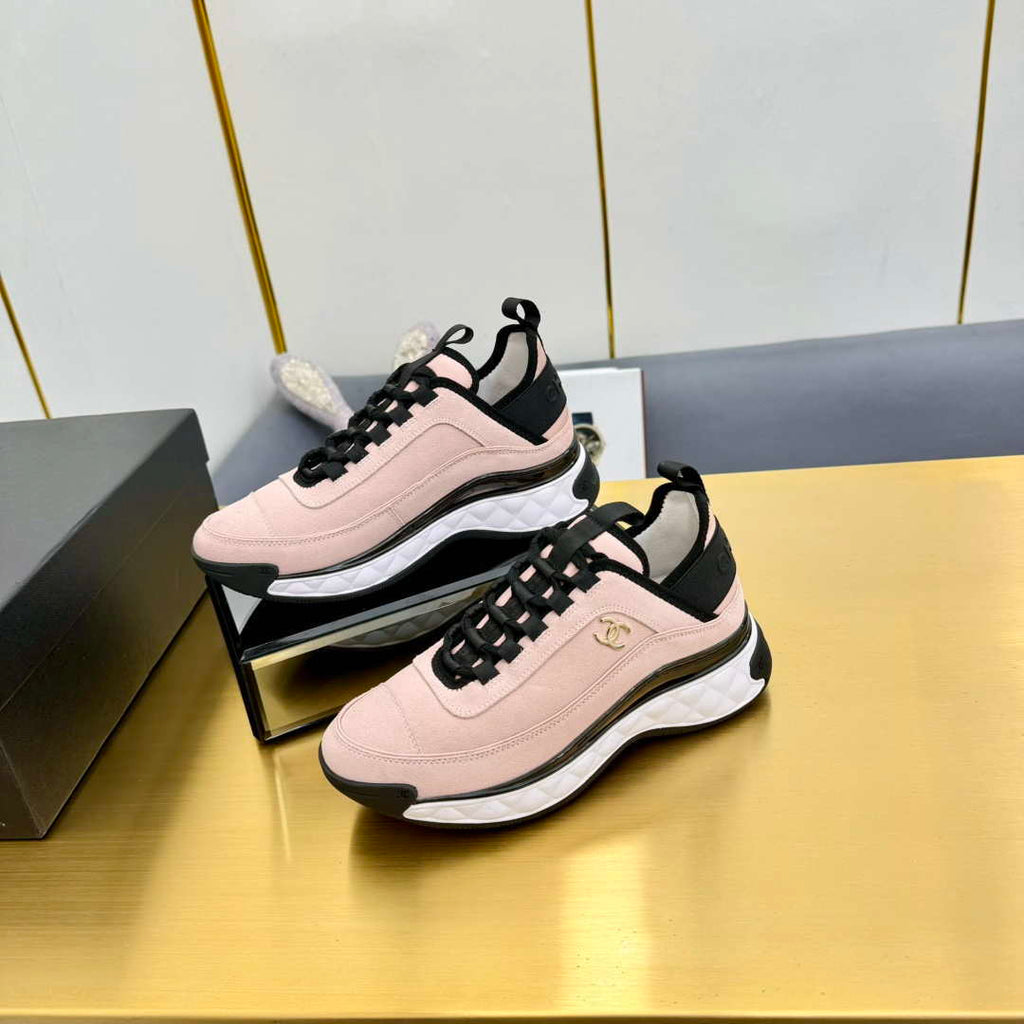 Chanel G39066 Men Women's Classic double C LOGO Trainer Sneaker C91348