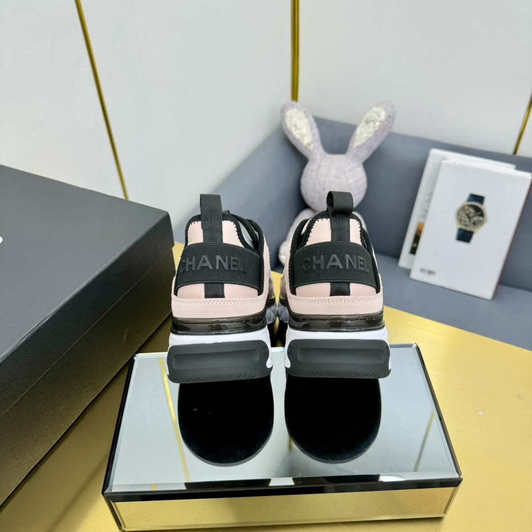 Chanel G39066 Men Women's Classic double C LOGO Trainer Sneaker C91348 - Fmale-Euro 35=US 4 - View 9