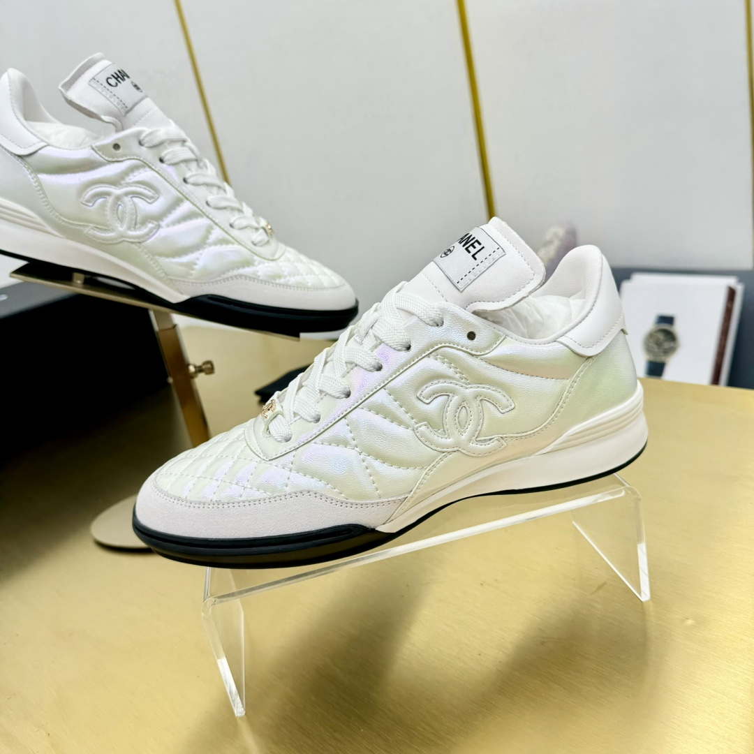 Chanel G39066 Women's 24B Trainer Lambskin Sneaker C912456 - Fmale-Euro 35=US 4 - View 1