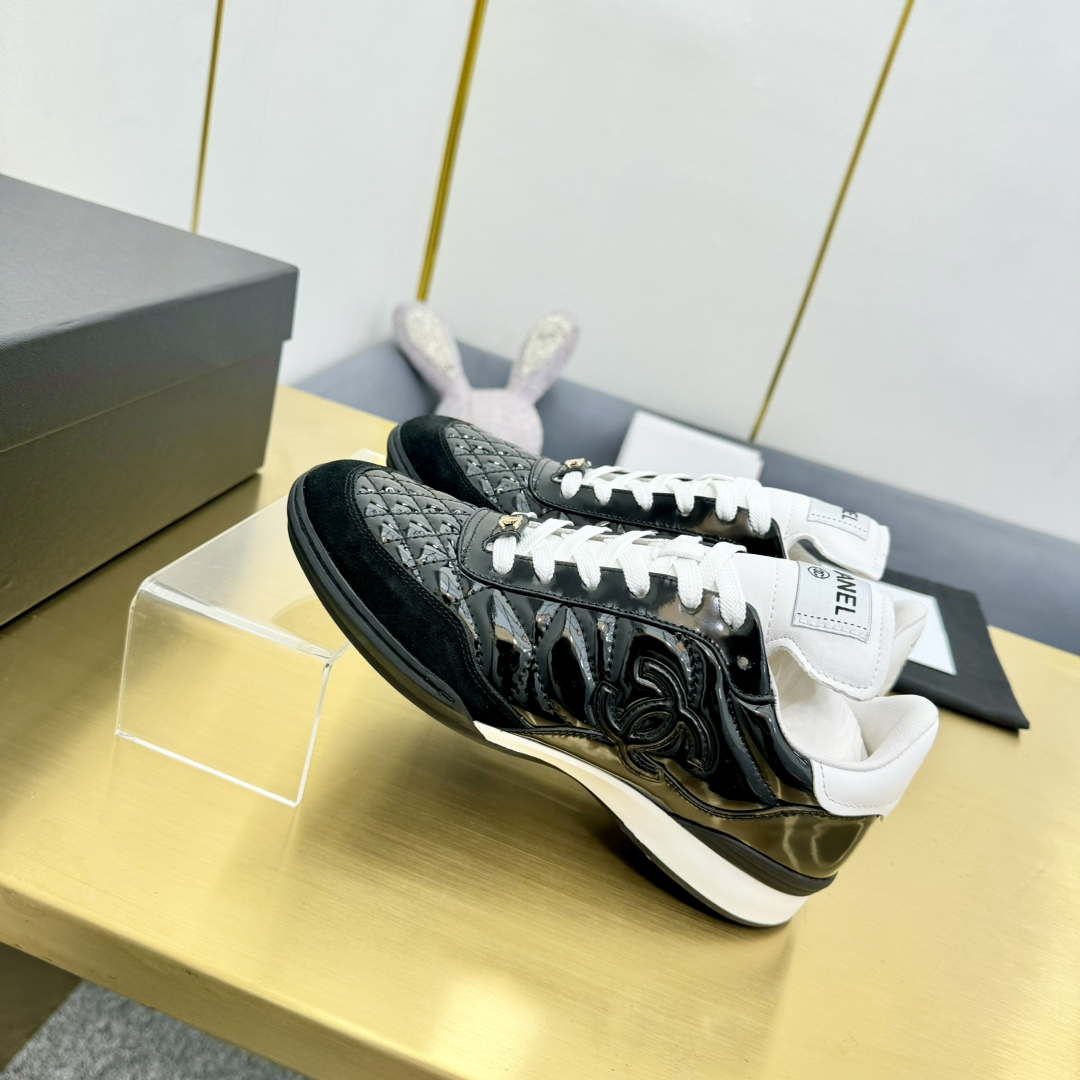 Chanel G39066 Women's 24B Trainer Lambskin Sneaker C912459 - Fmale-Euro 35=US 4 - View 4