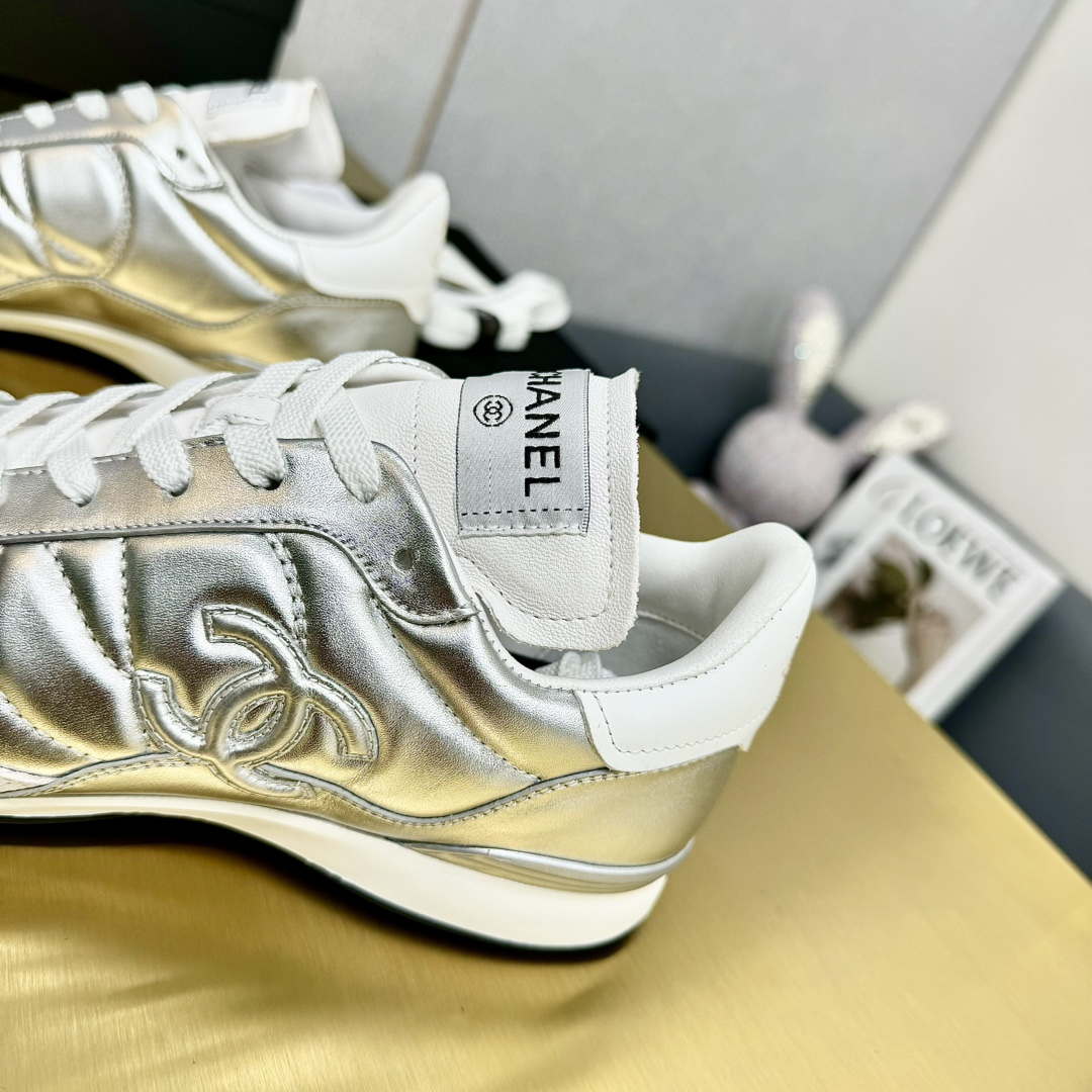 Chanel G39066 Women's 24B Trainer Lambskin Sneaker C912461 - Fmale-Euro 35=US 4 - View 9