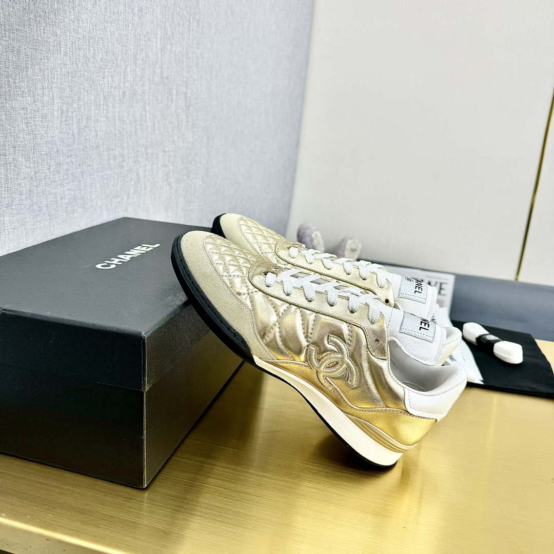 Chanel G39066 Women's 24B Trainer Lambskin Sneaker C912462 - Fmale-Euro 35=US 4 - View 3