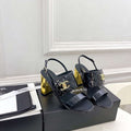 Chanel G39645 Women's High Heel Sandals C91323 - 35 - View 1