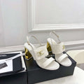 Chanel G39645 Women's High Heel Sandals C91324 - 35 - View 1