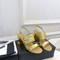 Chanel G39645 Women's High Heel Sandals C91327 - 35 - View 1