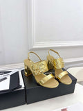 Chanel G39645 Women's High Heel Sandals C91327