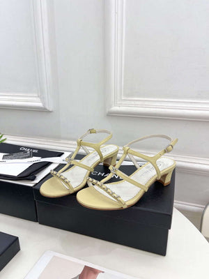 Chanel G39645 Women's Sandals C91321 - 35 - View 1