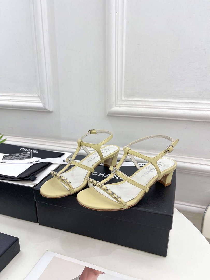 Chanel G39645 Women's Sandals C91321 - 35 - View 1