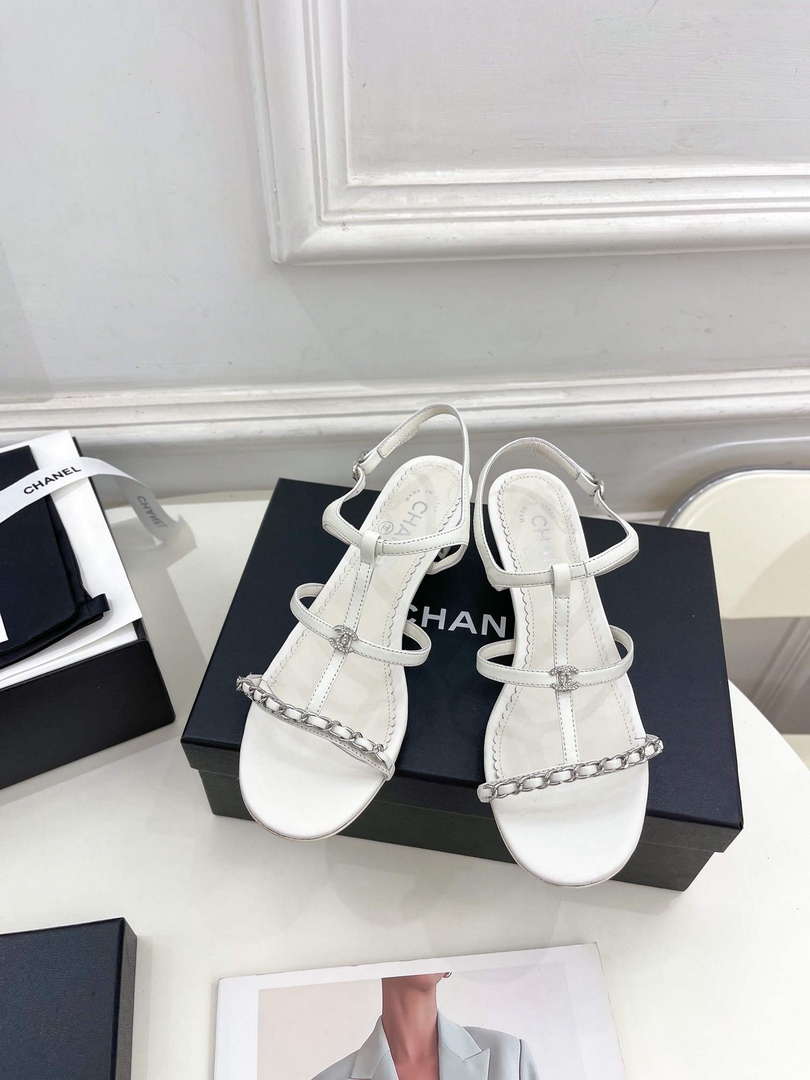 Chanel G39645 Women's Sandals C91322 - 35 - View 4