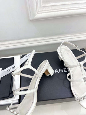Chanel G39645 Women's Sandals C91322 - 35 - View 7