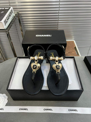Chanel  G39674 Women's Sandals Shoes Lambskin C90261 - 35 - View 2