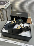 Chanel  G39674 Women's Sandals Shoes Lambskin C90261