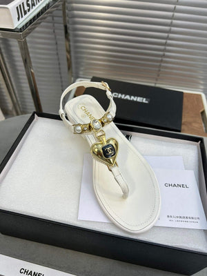 Chanel  G39674 Women's Sandals Shoes Lambskin C90262 - 35 - View 6