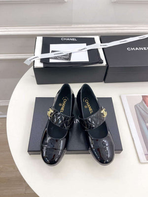 Chanel G39732 Women's Mary Janes Shoes C91328 - 35 - View 2