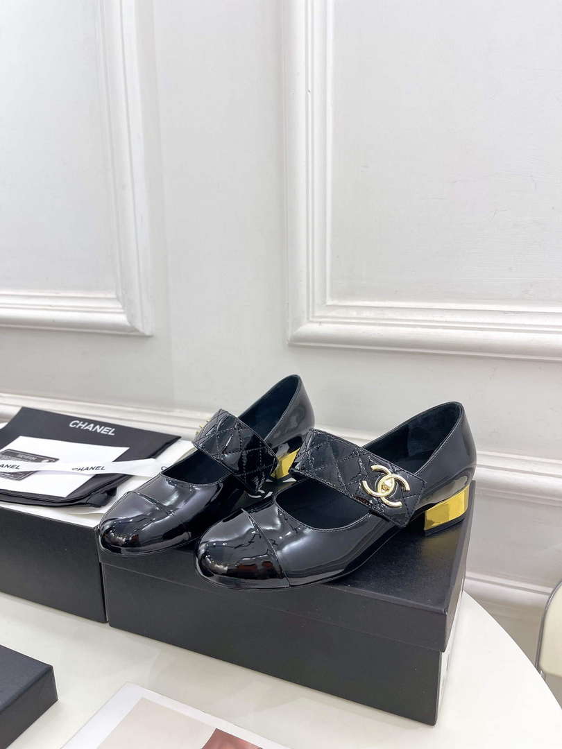 Chanel G39732 Women's Mary Janes Shoes C91328