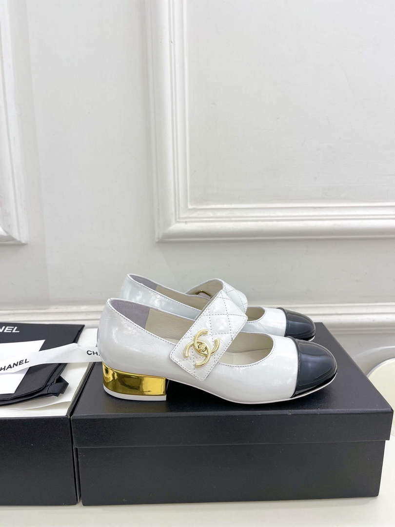 Chanel G39732 Women's Mary Janes Shoes C91329