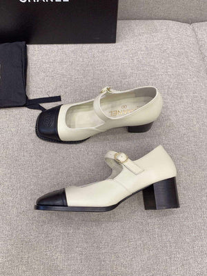 Chanel G39732 Women's Mary Janes Shoes C91330 - 35 - View 4