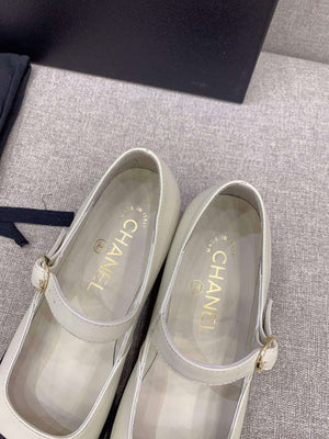 Chanel G39732 Women's Mary Janes Shoes C91330 - 35 - View 6