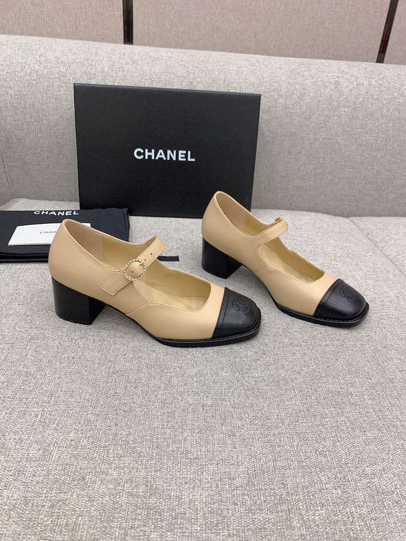 Chanel G39732 Women's Mary Janes Shoes C91331 - 35 - View 1