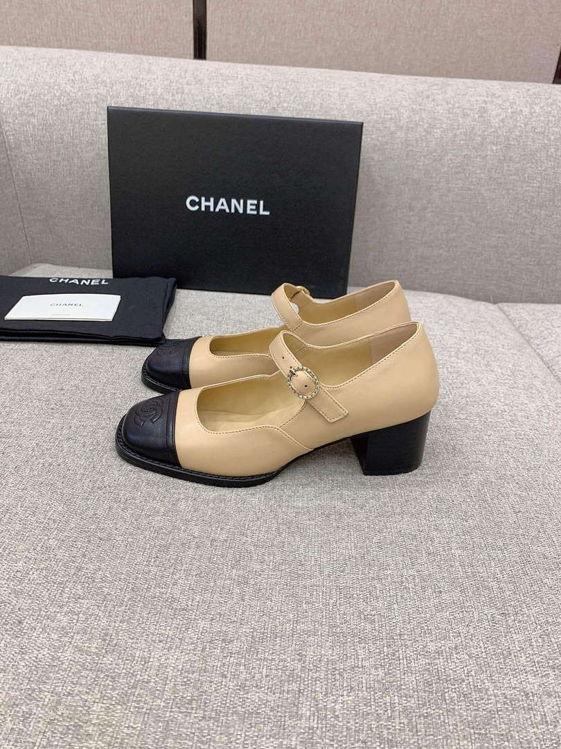 Chanel G39732 Women's Mary Janes Shoes C91331 - 35 - View 3