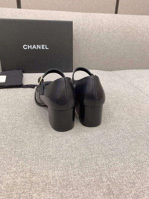 Chanel G39732 Women's Mary Janes Shoes C91332 - 35 - View 8