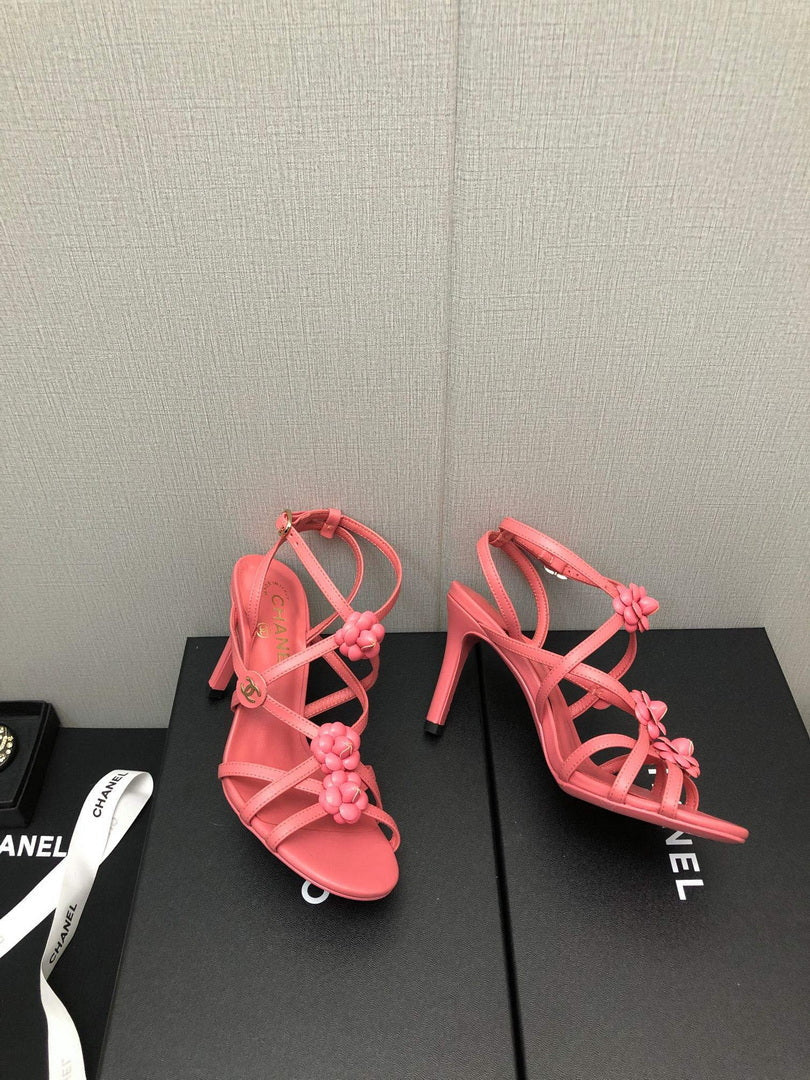 Chanel G40128 Women's Sandals Shoes Lambskin C90216 - 35 - View 2