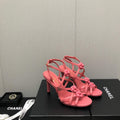 Chanel G40128 Women's Sandals Shoes Lambskin C90216 - 35 - View 1