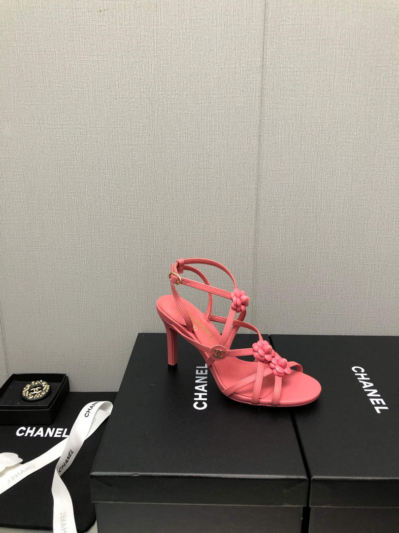 Chanel G40128 Women's Sandals Shoes Lambskin C90216 - 35 - View 8