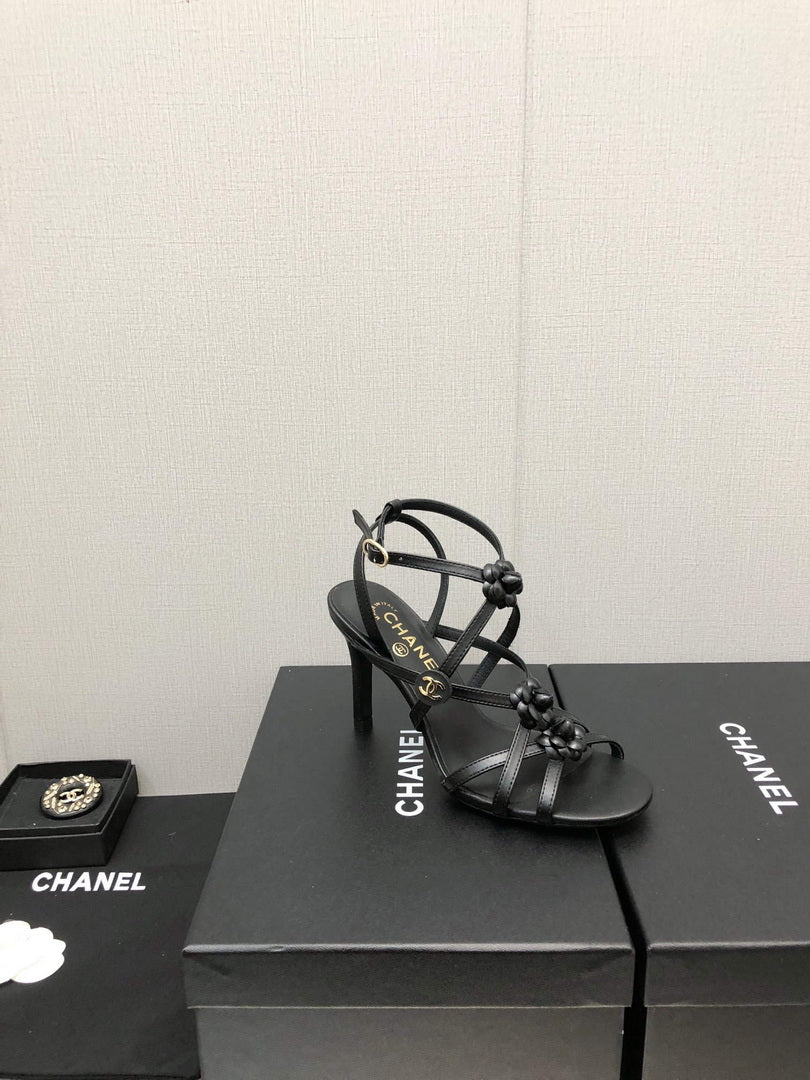Chanel G40128 Women's Sandals Shoes Lambskin C90217 - 35 - View 2