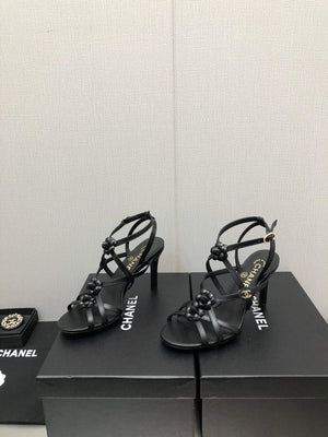 Chanel G40128 Women's Sandals Shoes Lambskin C90217 - 35 - View 5